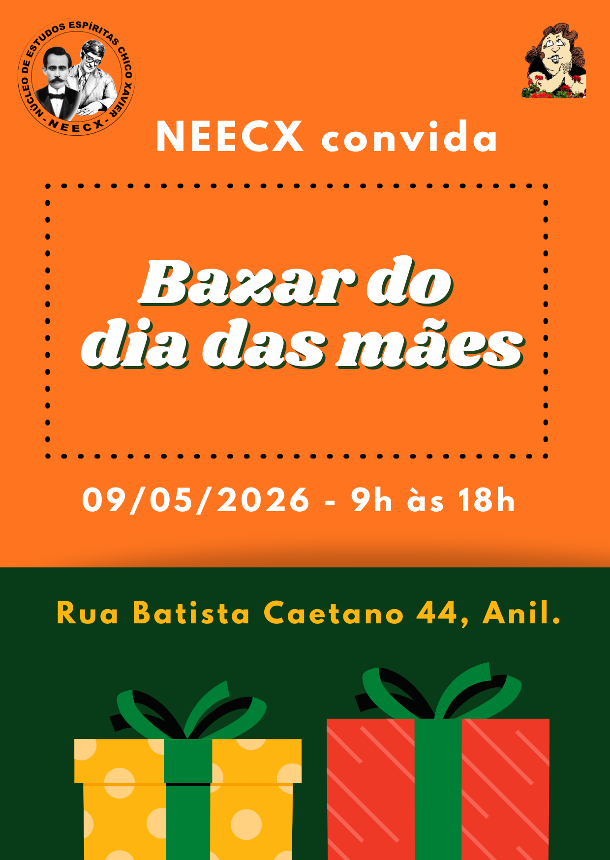 Bazar do dia das mães
