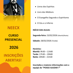 Inscrição cursos presenciais 2026